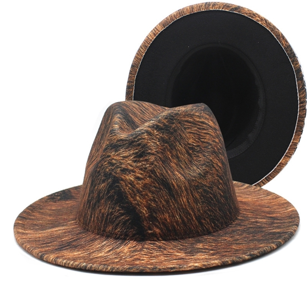 Elegant Brown Women's Fedora Hat